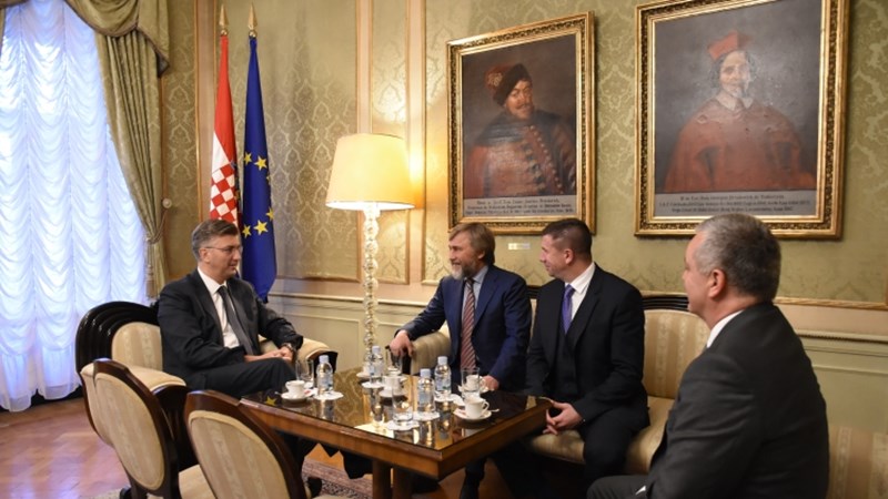 Predsjednik Vlade Andrej Plenković primio Vadima Novinskog